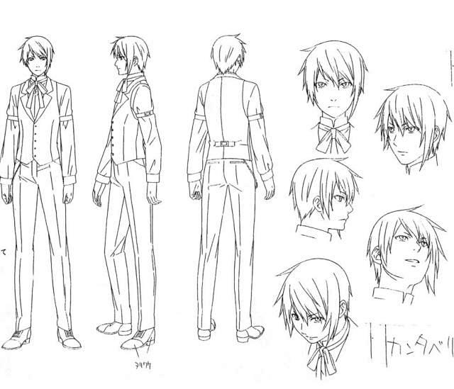 日系動(dòng)漫人設(shè)三視圖與面部表情特寫 執(zhí)事手稿原畫圖包在淘寶網(wǎng)的網(wǎng)站建設(shè)與推廣